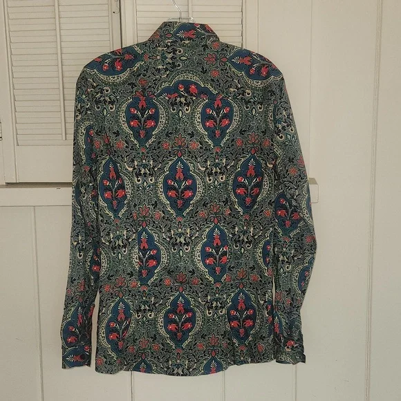 TOPMAN LONG SLEEVE BUTTON DOWN SHIRT - Picture 3 of 8